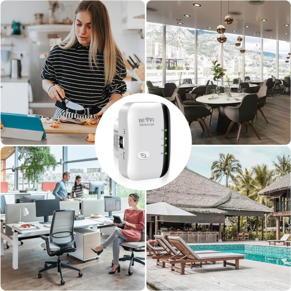Wi-Fi Repeater 300Mbps – Усилвател и разширител на Wi-Fi сигнала с LAN порт