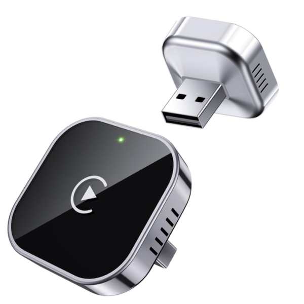 Безжичен адаптер Wireless CarPlay & Android Auto – Plug & Play, Bluetooth 5.0, USB/USB-C 9