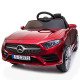 Червена акумулаторна кола Mercedes Benz CLS350 с кожена седалка 12V 5