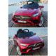 Червена акумулаторна кола Mercedes Benz CLS350 с кожена седалка 12V 8