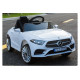 Бяла акумулаторна кола Mercedes Benz CLS350 с кожена седалка 12V 7