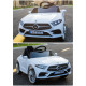 Бяла акумулаторна кола Mercedes Benz CLS350 с кожена седалка 12V 9