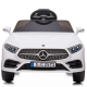 Бяла акумулаторна кола Mercedes Benz CLS350 с кожена седалка 12V 3