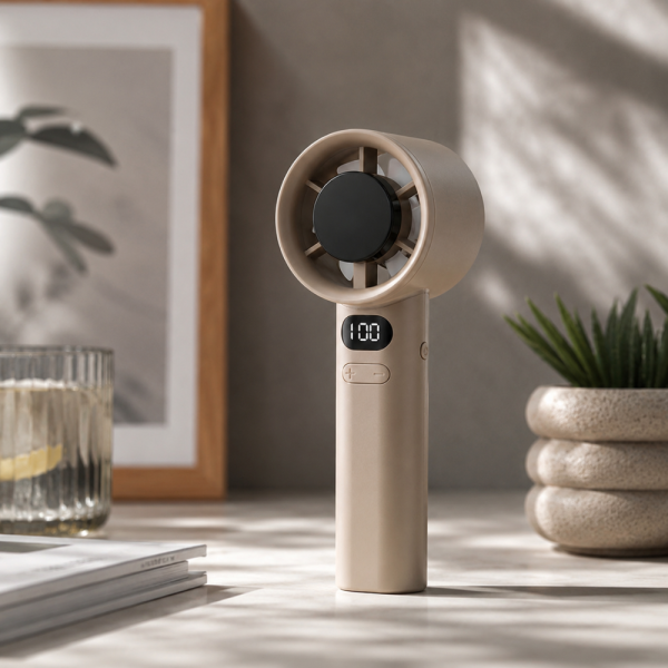 Турбо ръчен вентилатор M11 с 120 скорости, LED дисплей и USB презареждане – Мощно охлаждане навсякъде