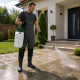 Пръскачка под налягане 5L Living & Garden – Месингов накрайник, манометър и презрамка за носене 3
