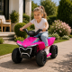 Детско акумулаторно ATV 6V 25W – Електрическо ATV с LED светлини за деца 1.5+ години, розово 2
