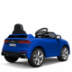 Детска акумулаторна кола Audi RS Q8 12V - Дистанционно управление, музика, LED светлини и амортисьори – синя 5
