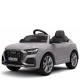 Детска акумулаторна кола Audi RS Q8 12V - Дистанционно управление, музика, LED светлини и амортисьори – сива 4