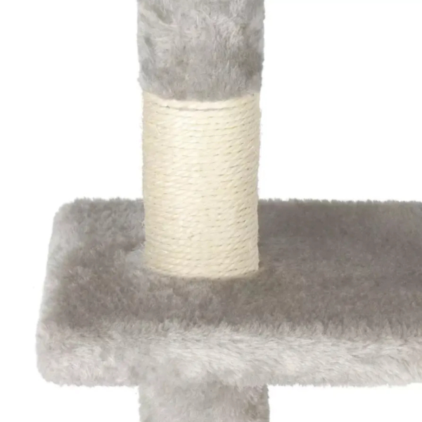 Голяма катерушка за котки XL - 4 нива с къщичка, хамак, легло и играчки 7