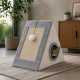 Къщичка за котки 4 в 1 - Драскалка, легло, играчка и уютно скривалище 39 x 45 x 14 cm 3