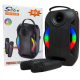 Преносима Bluetooth караоке колона ZQS-W4110 с 2 безжични микрофона, RGB светлини, FM радио, USB, TF и AUX 6