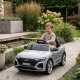 Детска акумулаторна кола Audi RS Q8 12V - Дистанционно управление, музика, LED светлини и амортисьори – сива 2