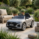 Детска акумулаторна кола Audi RS Q8 12V - Дистанционно управление, музика, LED светлини и амортисьори – сива 3