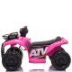 Детско акумулаторно ATV J320 6V – LED светлини, USB музика и офроуд приключения за деца 1.5–4 години, розово 7