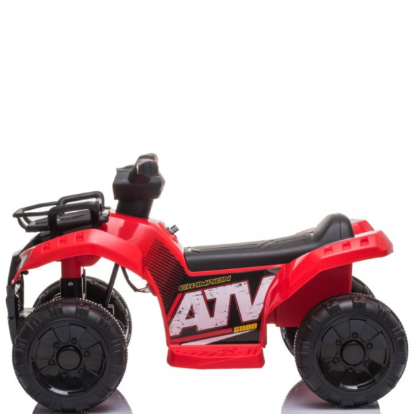 Детско акумулаторно ATV J320 6V – LED светлини, USB музика и офроуд приключения за деца 1.5–4 години, червено