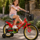 Детски велосипед Maibeki с кош в предната част C BIKE4 - червен 18 инча 2