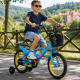 Детски велосипед Maibeki с кош в предната част C BIKE4 - син 16 инча 2