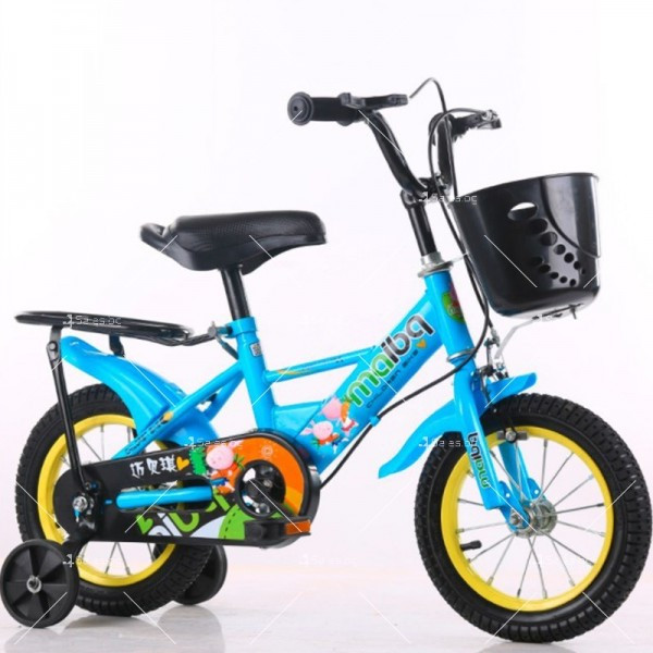 Детски велосипед Maibeki с кош в предната част C BIKE4 - син 12 инча 4