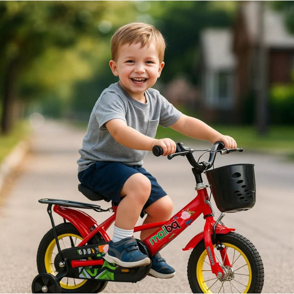 Детски велосипед 12 инча Maibeki с кош в предната част C BIKE4 3