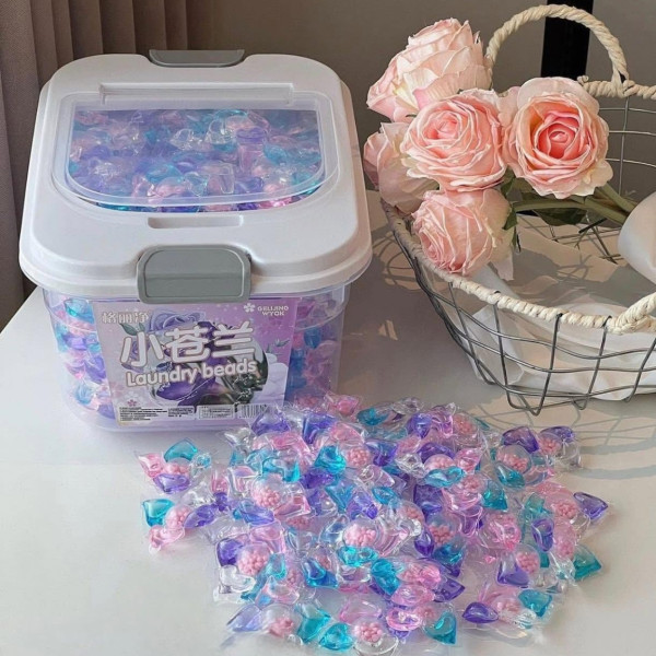 Капсули за пране 5 в 1 с аромат на цветя 300бр. – Водоразтворими капсули с ароматни микрокапсули за дълготрайна свежест