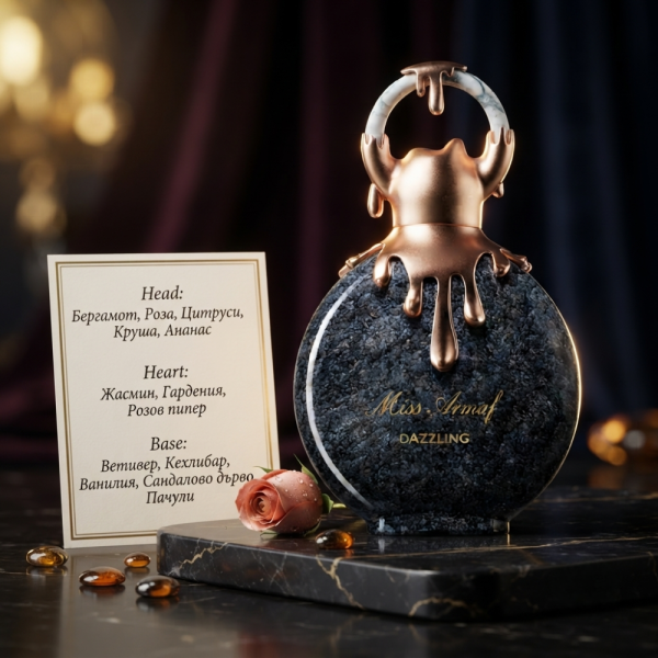 Armaf Miss Armaf Dazzling EDP 100 мл – Дамски парфюм с бергамот, круша, ананас, жасмин, ванилия и сандалово дърво