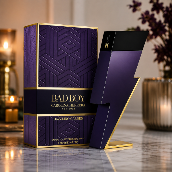 Луксозен мъжки парфюм Bad Boy Dazzling Garden, EDT, 100 мл, с бергамот, бял пипер, салвия, кедър, тонка и какао 1