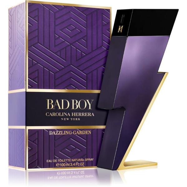 Луксозен мъжки парфюм Bad Boy Dazzling Garden, EDT, 100 мл, с бергамот, бял пипер, салвия, кедър, тонка и какао