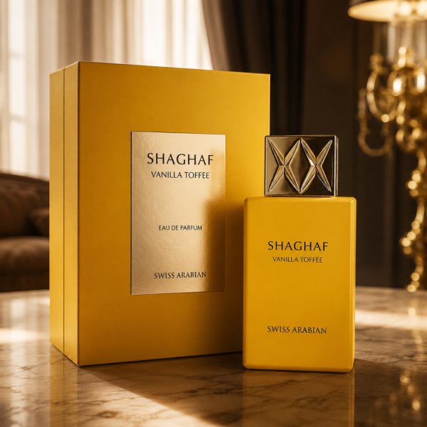SHAGHAF VANILLA TOFFEE by Swiss Arabian 100 мл – Луксозен гурме парфюм с тофи, арабско кафе и мадагаскарска ванилия