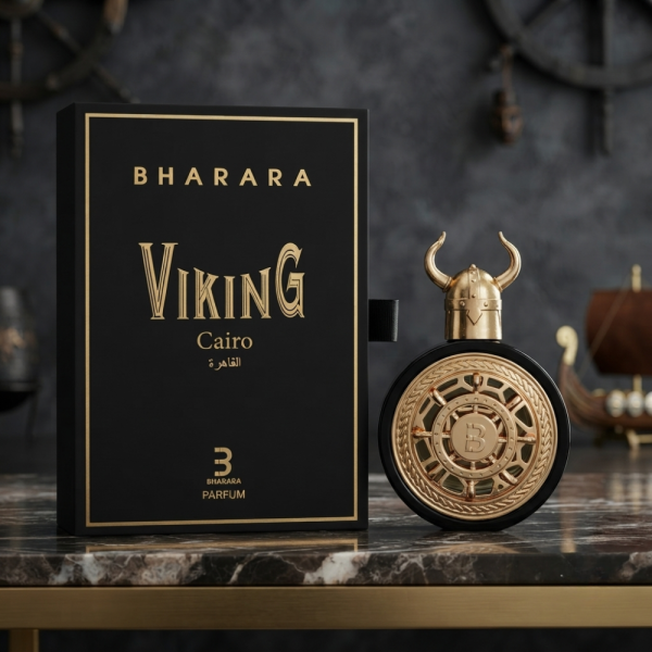 Bharara Viking Cairo парфюм EDP 100 мл – Свеж цитрусов аромат с бергамот, лимон, джинджифил, лавандула, кехлибар и мускус 1