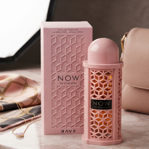 Rave Now Women дамски парфюм EDP 100 мл – Сладък плодов аромат с червени плодове, маршмелоу, жасмин, ванилия и мускус 1