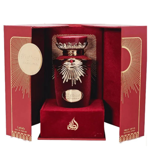 Lattafa Sakeena Eau de Parfum 100 мл – Плодово-гурме дамски парфюм с маракуя, карамел и ванилия