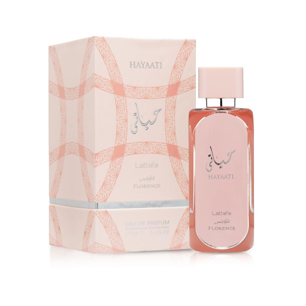 Lattafa Hayaati Florence EDP 100 мл – сладък плодовo-флорален аромат с нотки на ванилия и пралина