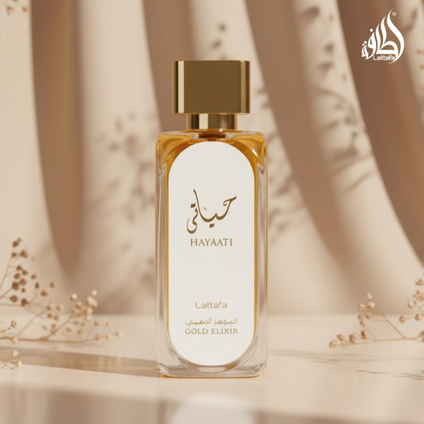 Lattafa Hayaati Gold Elixir EDP 100 мл – Луксозен парфюм за него и нея с грейпфрут, шафран, ванилия и кехлибар 6