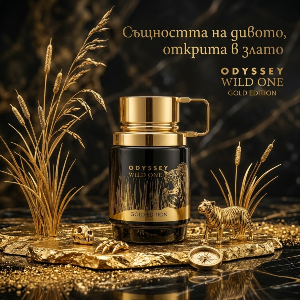 Odyssey Wild One Gold Edition EDP 100 ml – луксозен мъжки аромат със силно присъствие
