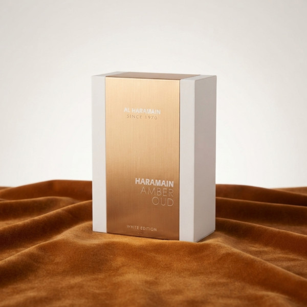 Al Haramain Amber Oud White Edition EDP 100 мл – Луксозен унисекс парфюм с цитруси, сладки акорди и топъл амбров шлейф