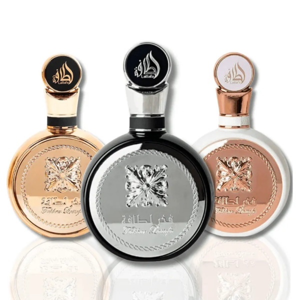 Lattafa Fakhar Gift Set 3×50 мл – Луксозна арабска парфюмна колекция за него и нея
