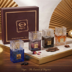 Подаръчен комплект Veyes 4x30 мл Eau de Parfum – луксозна колекция от аромати в елегантна кутия