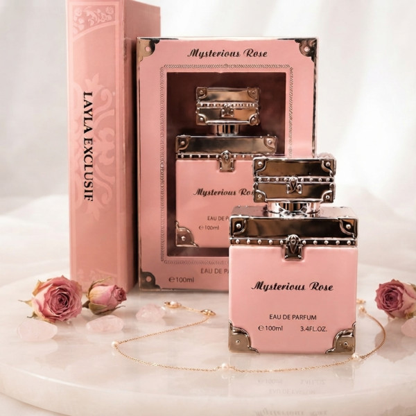 Mysterious Rose Eau de Parfum 100 мл – Луксозен дамски парфюм с нежен розов аромат и елегантно излъчване 1