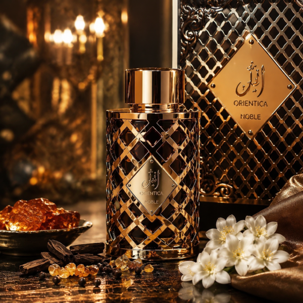 Orientica Noble Royal Collection 100 мл – Луксозен ориенталски парфюм за него и нея с роза, уд и дървесна елегантност 3