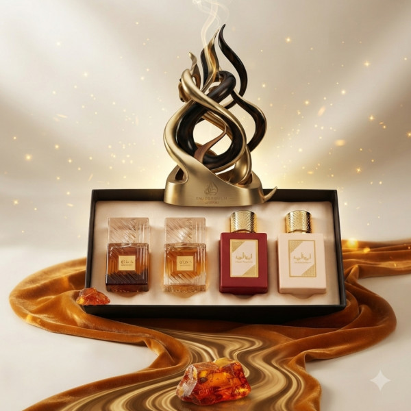 Lattafa Khamrah 4×30 ml – Парфюмен комплект за него и нея