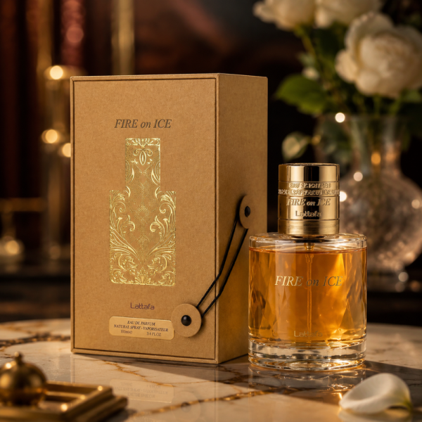 Lattafa Fire On Ice Eau de Parfum 100 мл – Завладяващ аромат за него и нея с къпина, канела, карамел и дървесна харизма 1