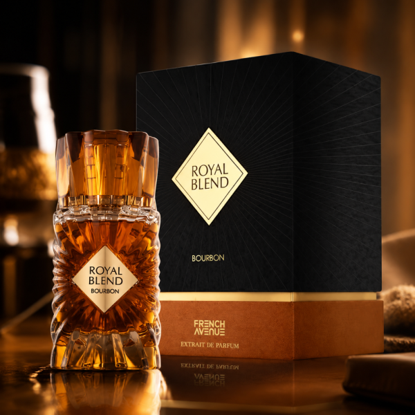 Royal Blend Bourbon French Avenue – Луксозен парфюм за него и нея с аромат на бурбон, канела, ванилия и благородно дърво