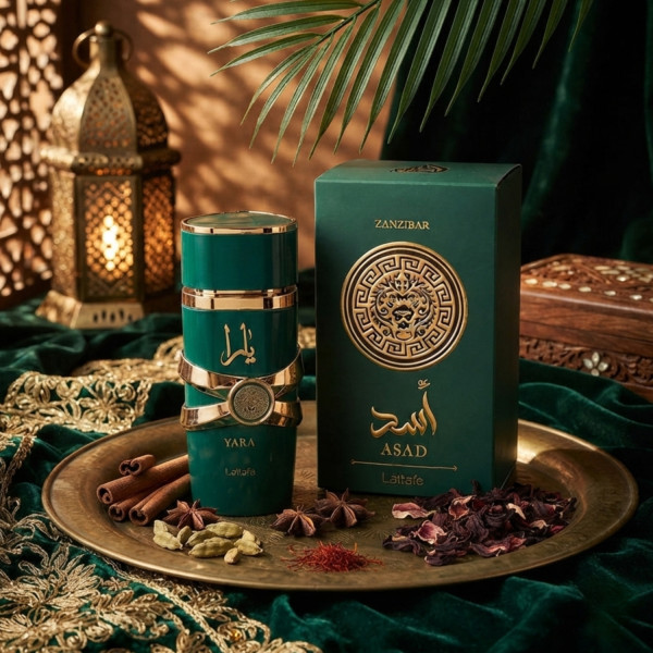 Lattafa Asad Zanzibar Eau de Parfum 100 ml – Екзотичен мъжки аромат с кокос и ванилия