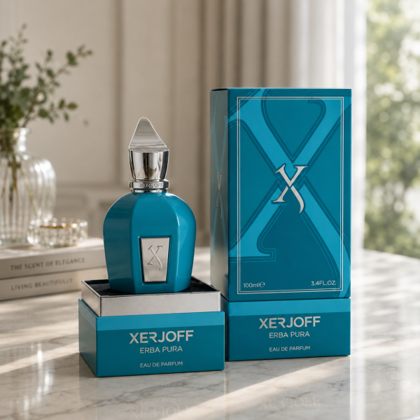 Комплект Xerjoff Erba Pura + Erba Gold EDP 100 мл – Луксозни унисекс парфюми с цитрусово-плодови аромати 8