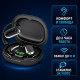 Безжични Bluetooth слушалки YYK-Q16S с дисплей и AI функции, черни 2