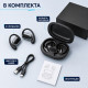 Безжични Bluetooth слушалки YYK-Q16S с дисплей и AI функции, черни 5