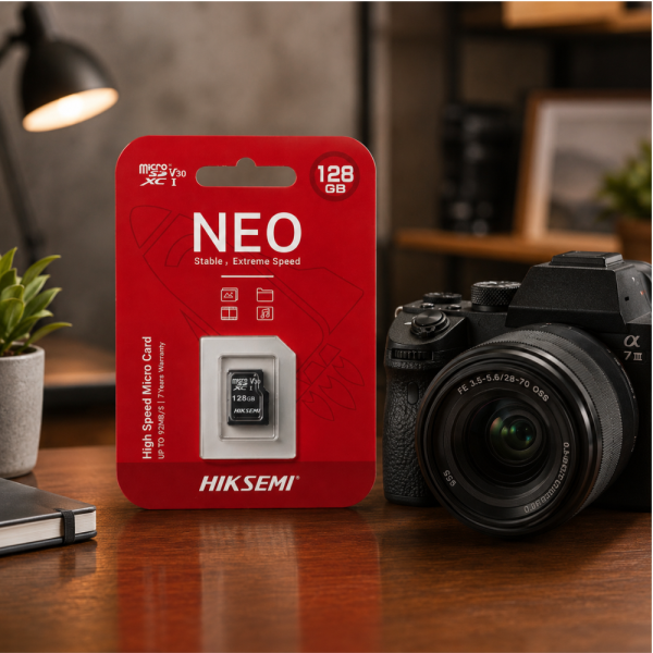 HIKSEMI NEO 128GB – Карта памет за IP камери, видеонаблюдение, Smart Home, фотоапарати и екшън камери, до 92 MB/s 5