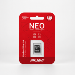 HIKSEMI NEO 128GB – Карта памет за IP камери, видеонаблюдение, Smart Home, фотоапарати и екшън камери, до 92 MB/s
