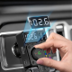 Автомобилен FM предавател и FM трансмитер Bluetooth 5.3 с PD 30W бързо зареждане, Hi-Fi звук и Hands-Free 9