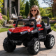 Детско електрическо бъги 4×4 с дистанционно, LED, USB и MP3 – 4 мотора, червено 2